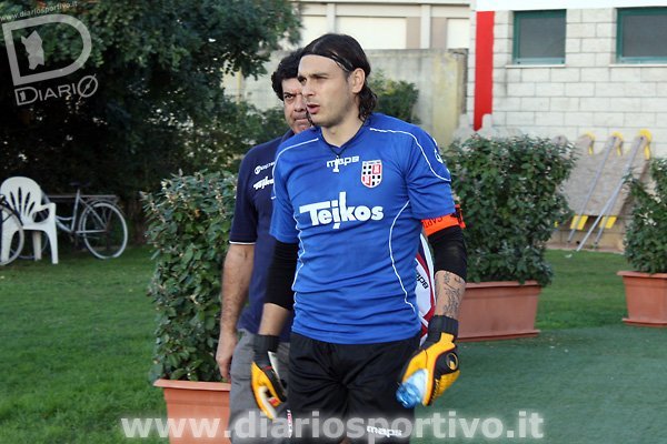 Simone Deliperi col tecnico Mauro Giorico